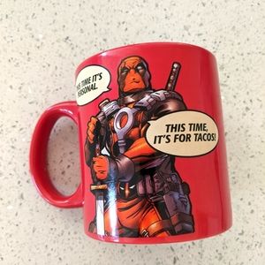 Marvel Deadpool red mug